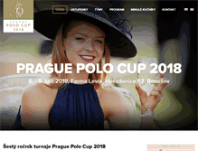Tablet Screenshot of praguepolocup.com